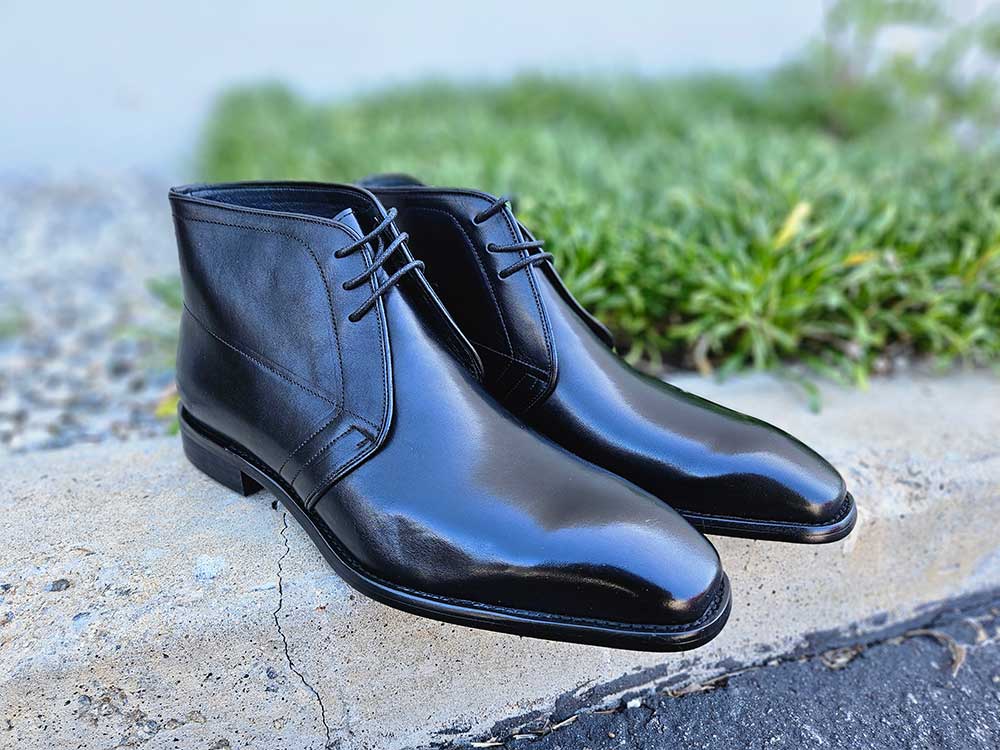 Burnished Calfskin Chukka Boot - 7