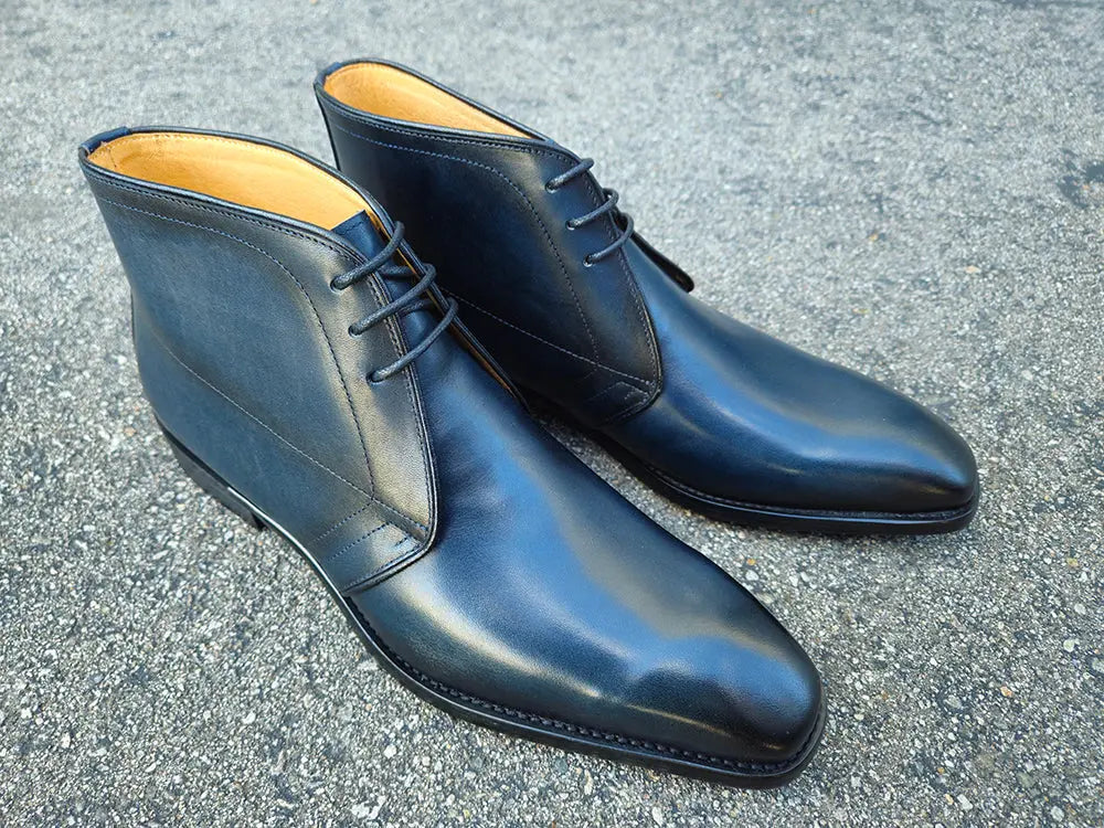 Carrucci Burnished Calfskin Chukka Boot - 9