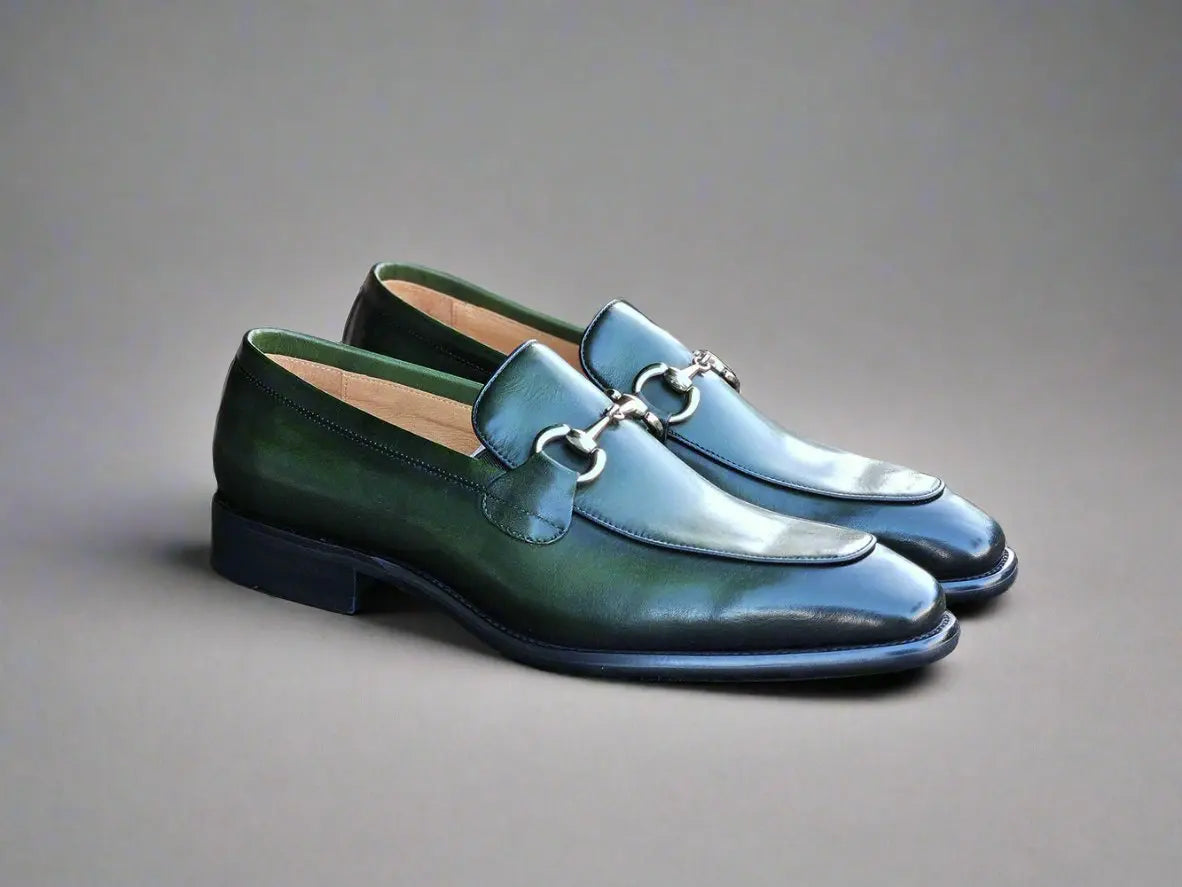 Burnished Calfskin Horsebit Loafer - 8