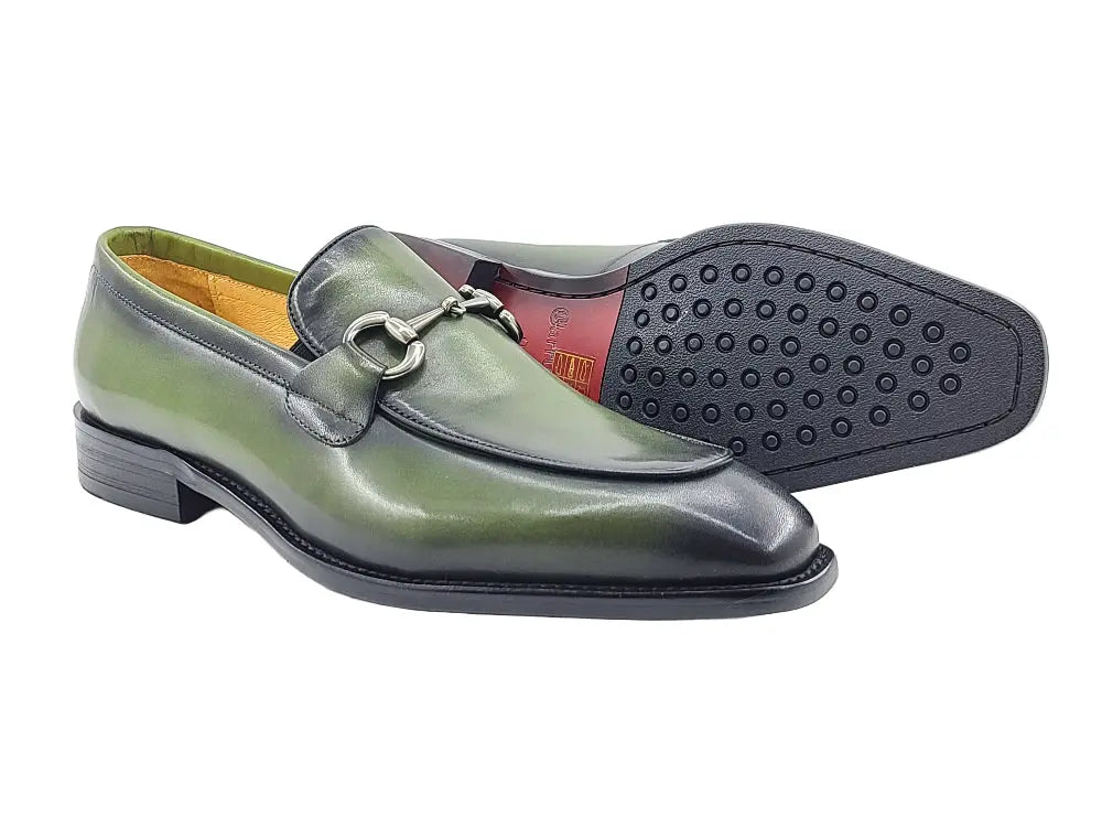 Burnished Calfskin Horsebit Loafer - 8