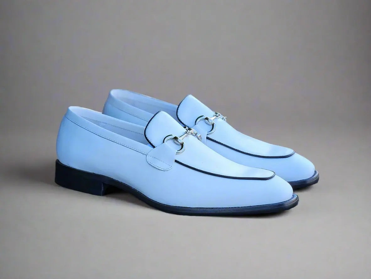 Burnished Calfskin Horsebit Loafer - 8