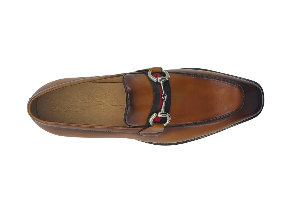 Burnished Calfskin Slip-On Loafer - 7.5