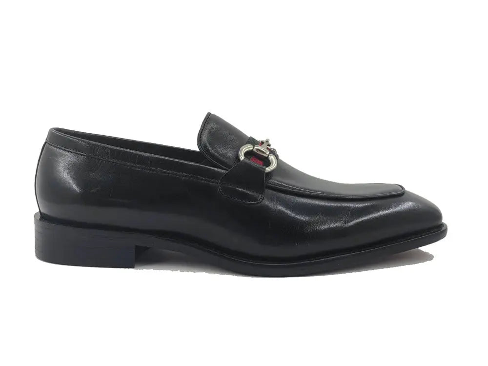 Burnished Calfskin Slip-On Loafer - 7.5