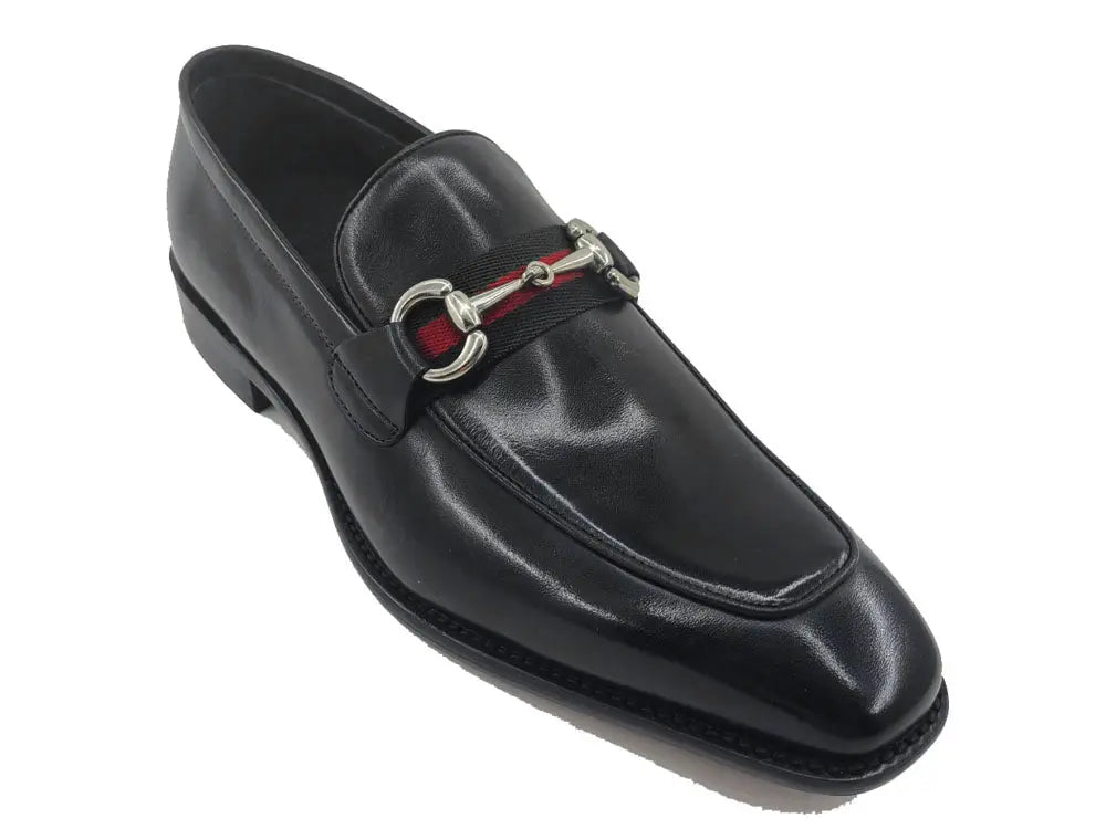 Burnished Calfskin Slip-On Loafer - 7.5