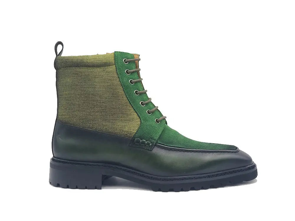 Carrucci Lace-up Boot with Side Zipper - 7.5