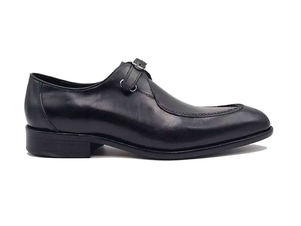 Carrucci Burnished Moc Toe Single Monk Loafer - 7.5