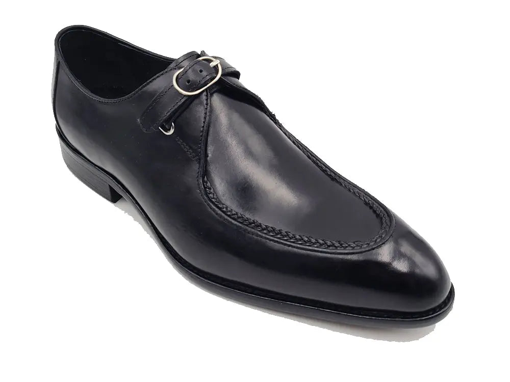 Carrucci Burnished Moc Toe Single Monk Loafer - 7.5