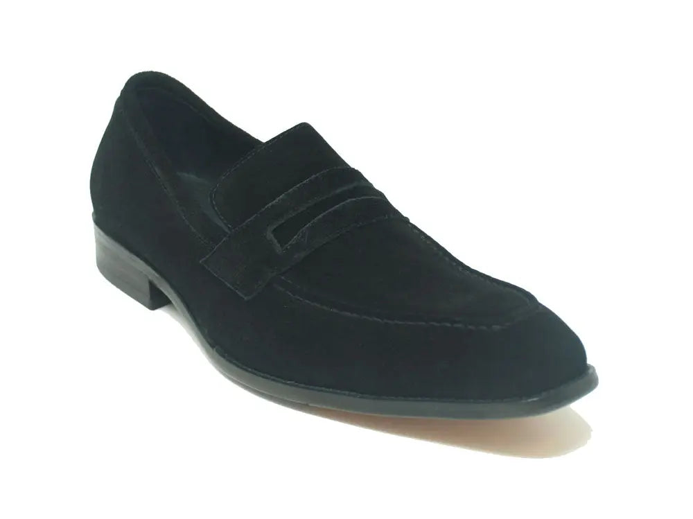 Burnished Suede Penny Loafer - 7.5