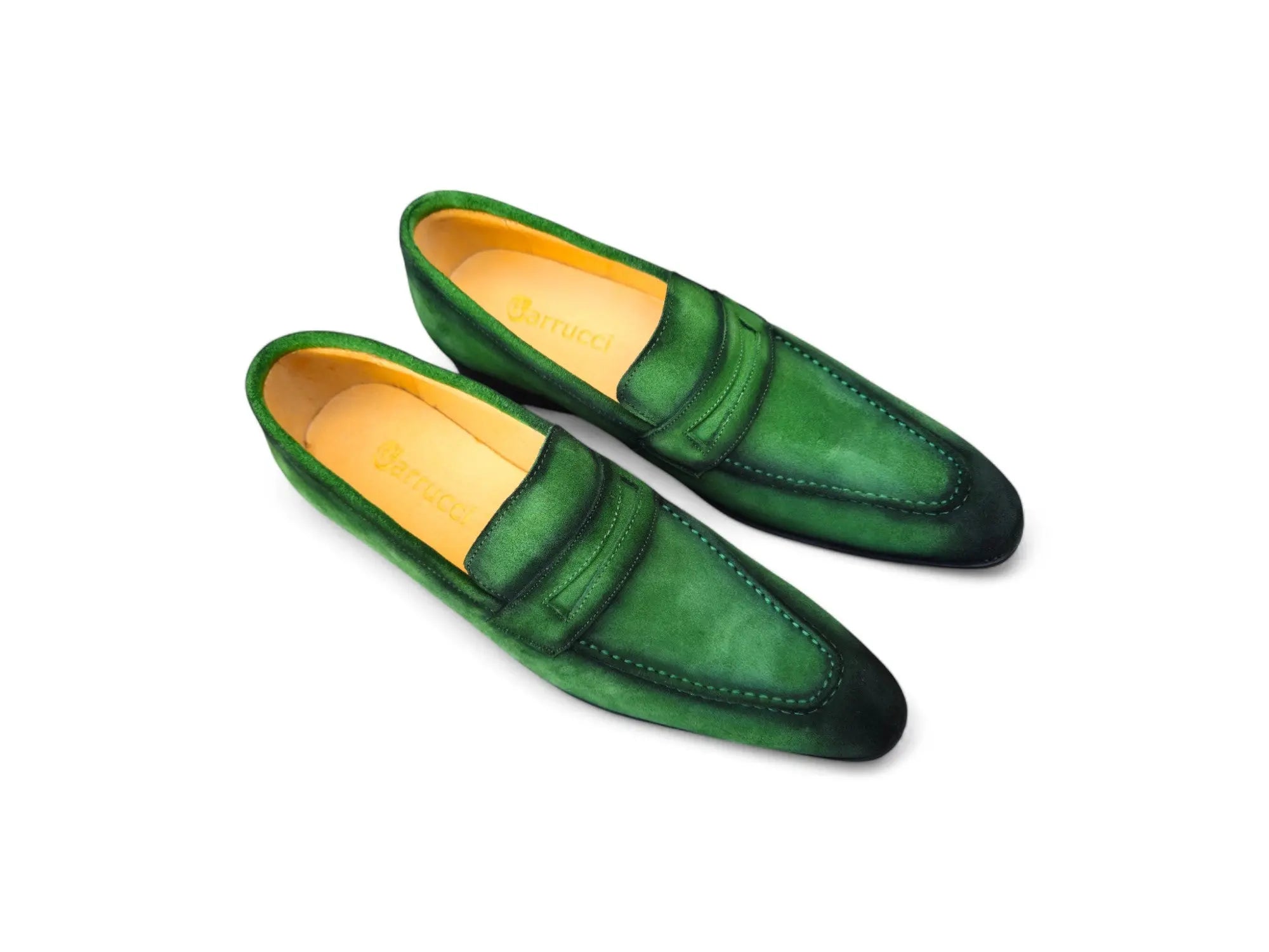 Carrucci Burnished Suede Penny Loafer - 7.5