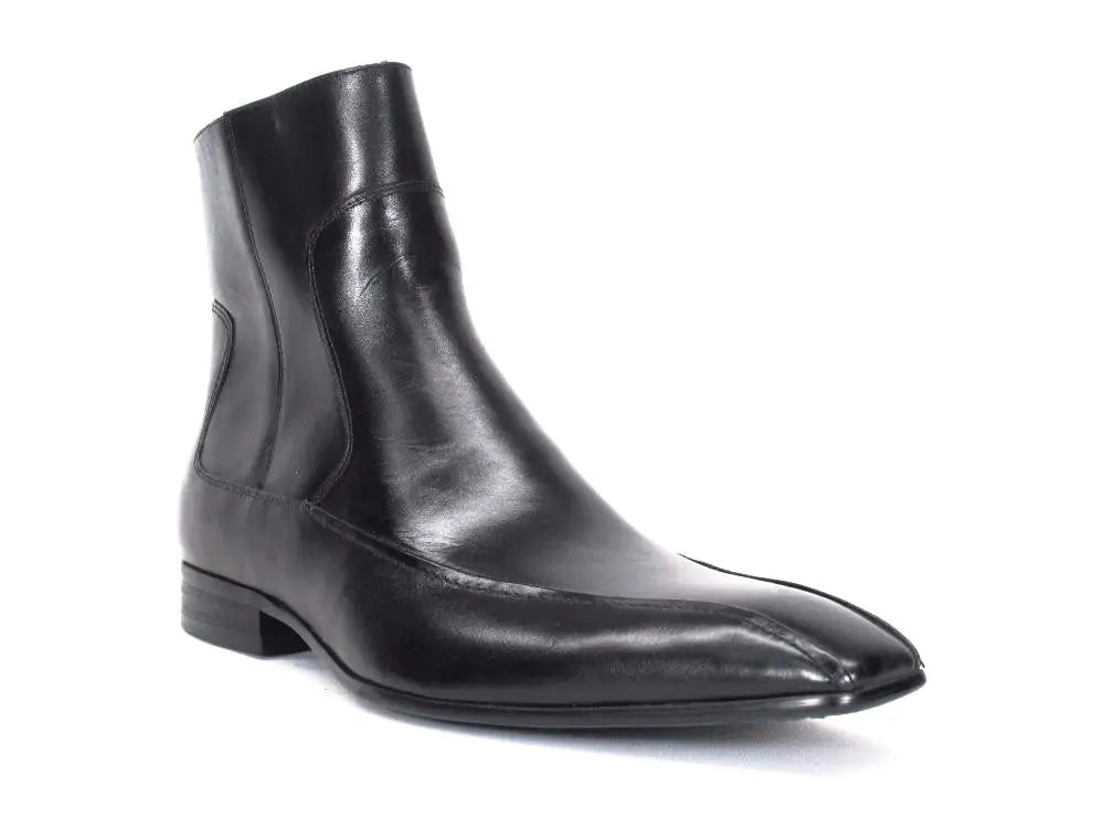 Burnished Zip Boots - 8