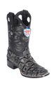 Bota de Pirarucu Original Horma Punta Cuadrada Wild West