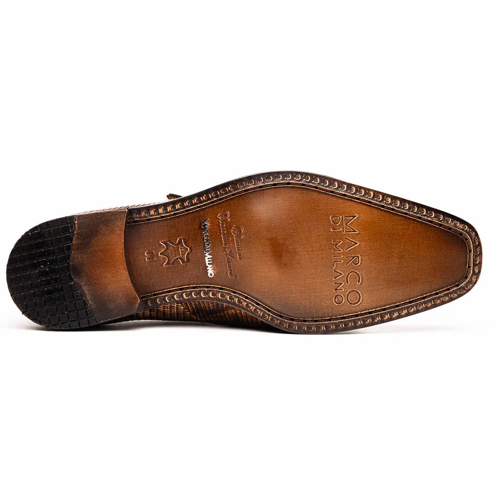 Marco Di Milano Toluca Rustic / Orix Monk Strap Lizard & Crocodile Monk-strap Loafers - 6