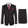 Black 3-Piece Suit for Men â€“ Rossi Man CYRUS RM101 with Classic Styling