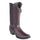 Los Altos Boots - Mens Dress Cowboy Boot - Low Priced Black Cherry Caiman Belly Square Toe Cowboy Boots- in Black Cherry