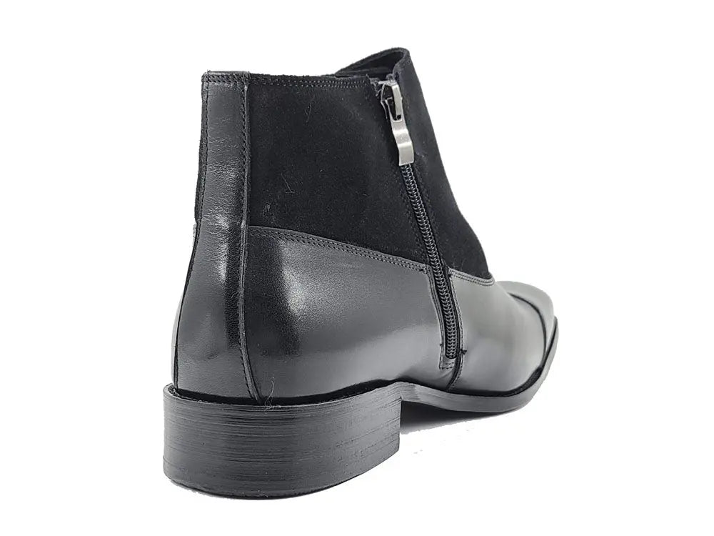 Carrucci Calf & Suede Three Buckles Monk Chukka Boot - 9.5