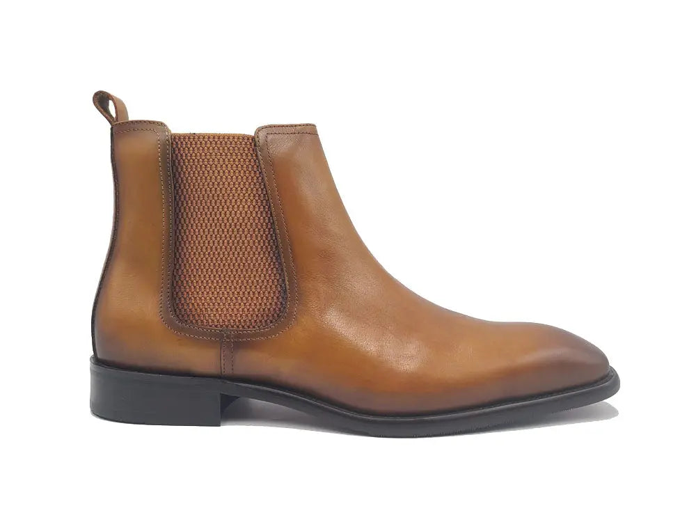 Calfskin Leather Chelsea Boot-New Designer Collection - 7.5