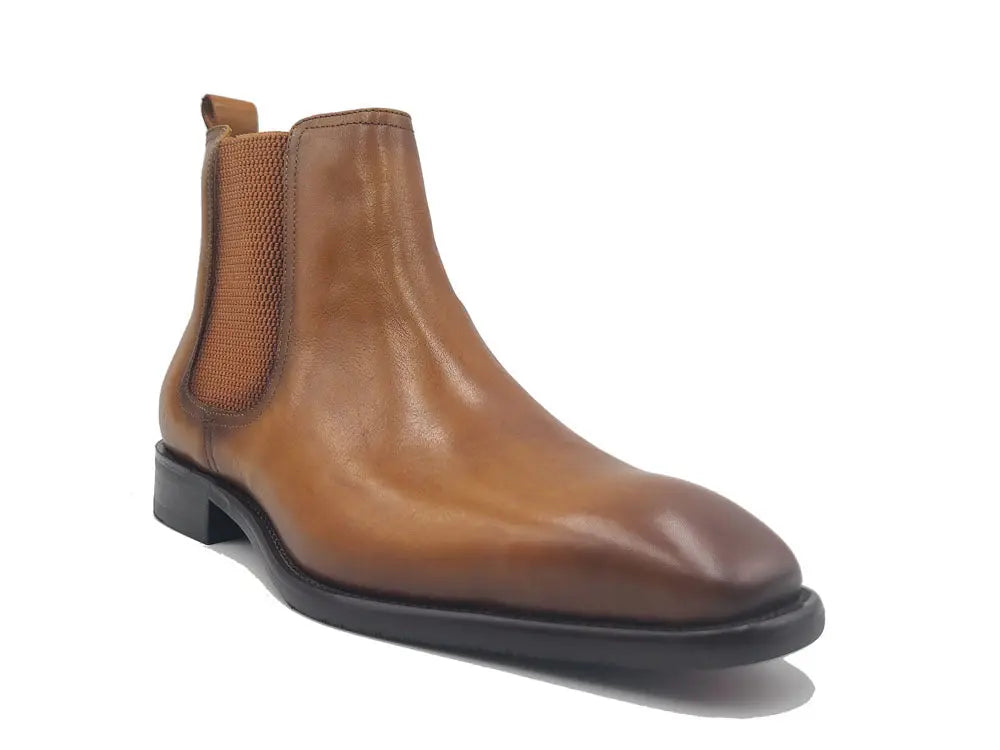 Calfskin Leather Chelsea Boot-New Designer Collection - 7.5
