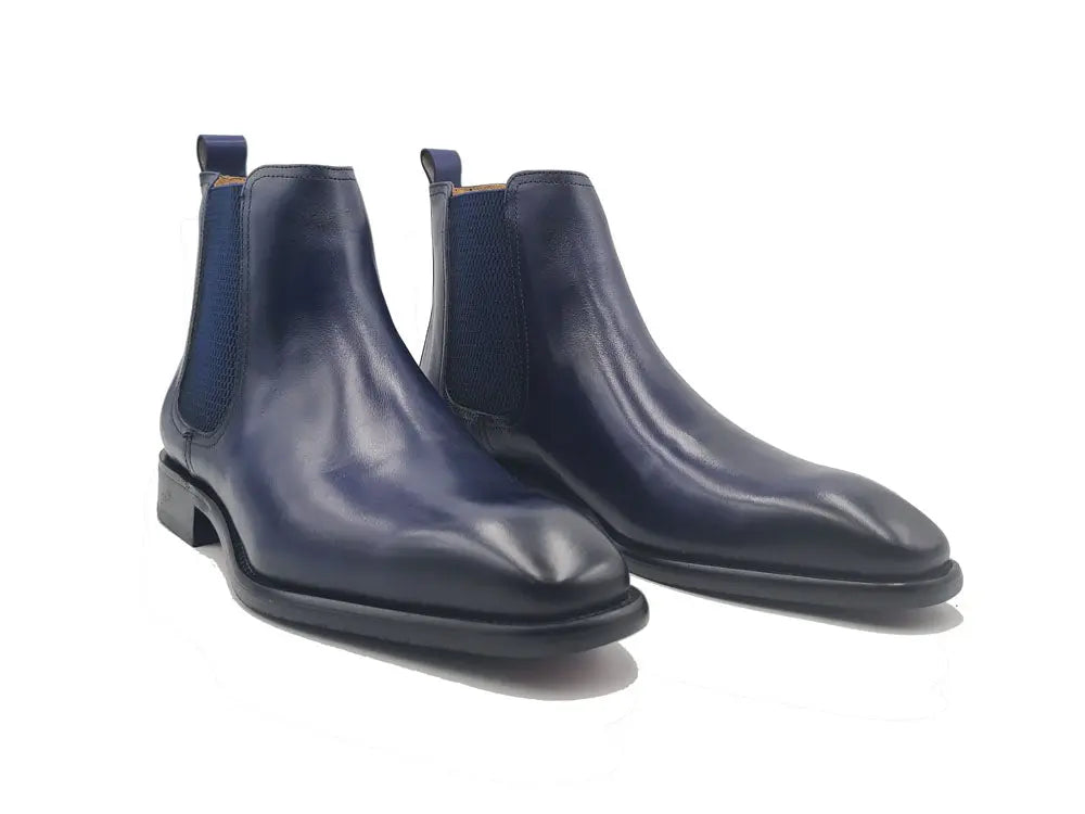 Calfskin Leather Chelsea Boot-New Designer Collection - 7.5