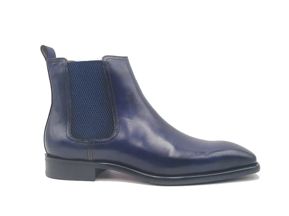 Calfskin Leather Chelsea Boot-New Designer Collection - 7.5