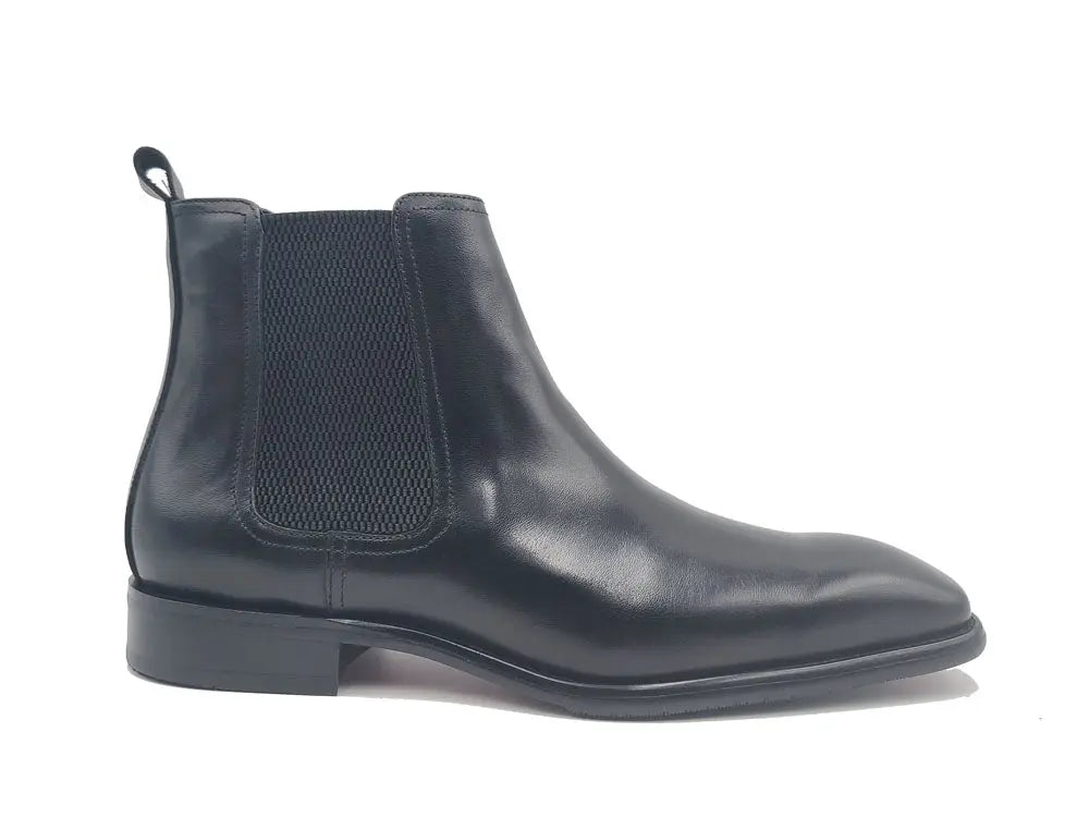 Calfskin Leather Chelsea Boot-New Designer Collection - 7.5