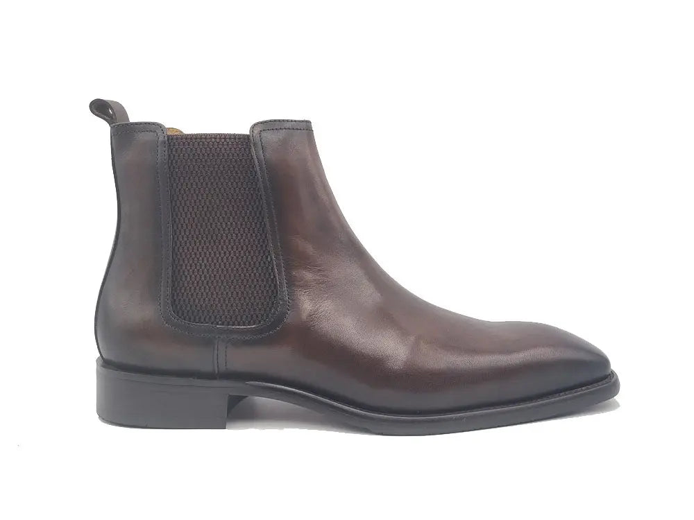Calfskin Leather Chelsea Boot-New Designer Collection - 7.5