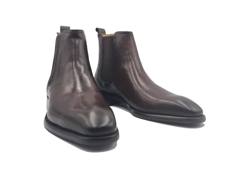 Calfskin Leather Chelsea Boot-New Designer Collection - 7.5