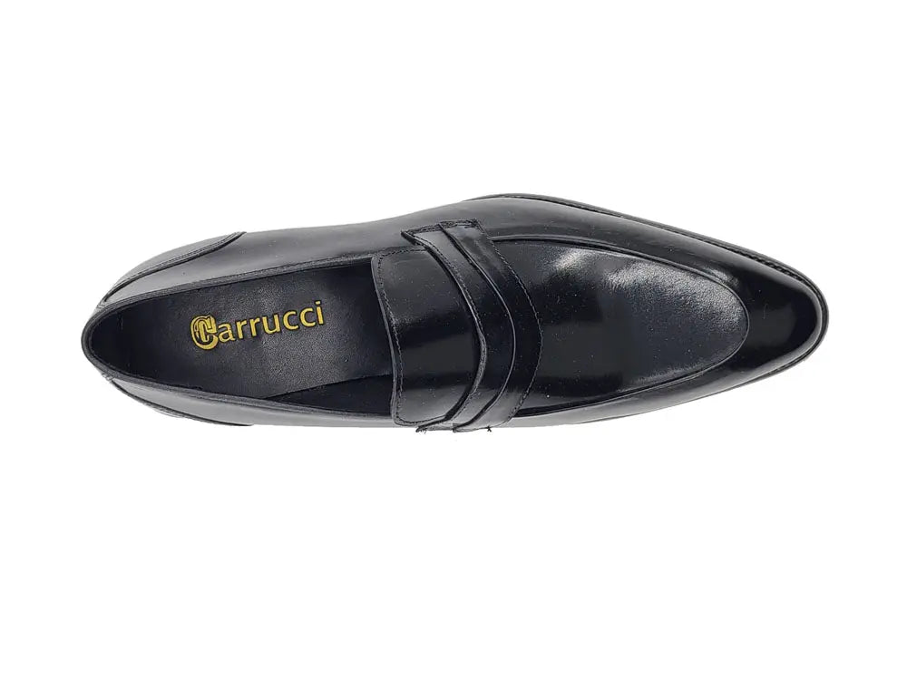 Carrucci Calfskin Modern Classic Penny Loafer - 10