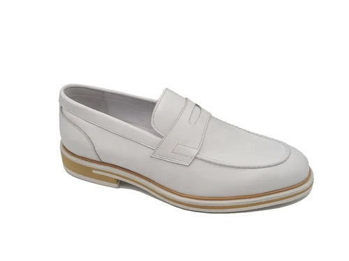 Carrucci Calfskin Penny Loafer