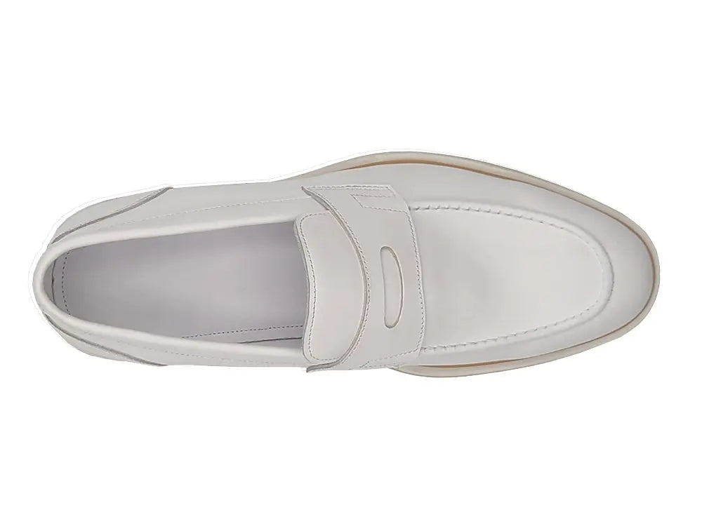 Carrucci Calfskin Penny Loafer - 8