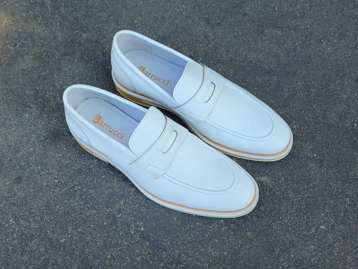Carrucci Calfskin Penny Loafer