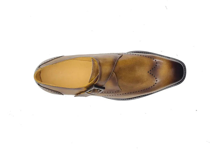 Carrucci Calfskin Single Monk Loafer