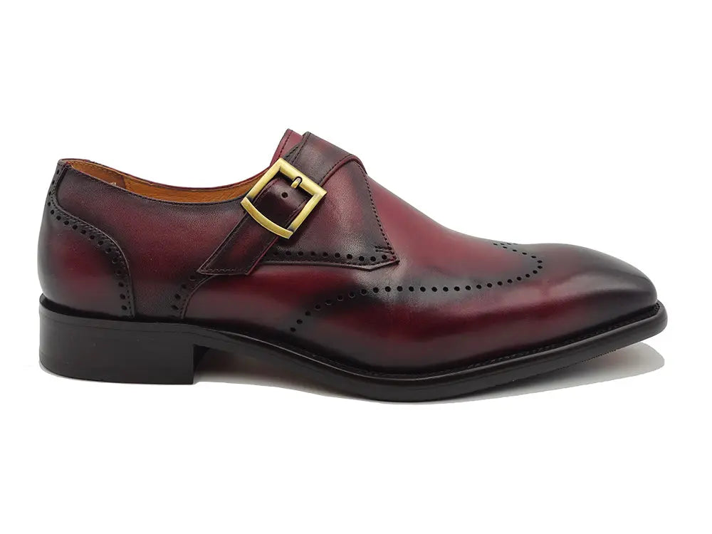 Carrucci Calfskin Single Monk Loafer - 9