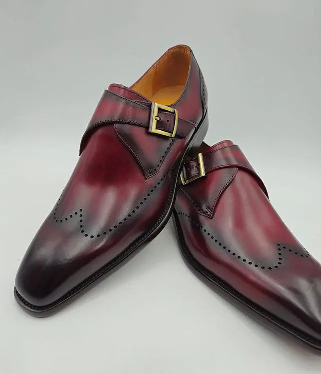 Carrucci Calfskin Single Monk Loafer - 9