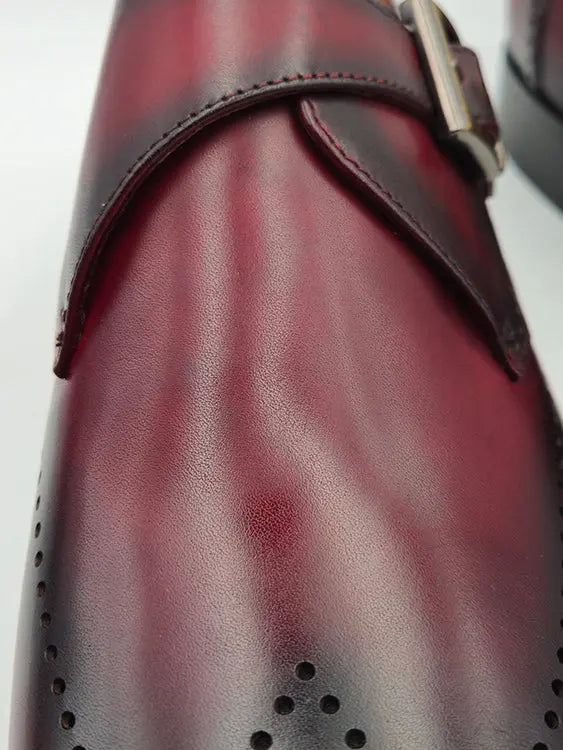 Carrucci Calfskin Single Monk Loafer - 9