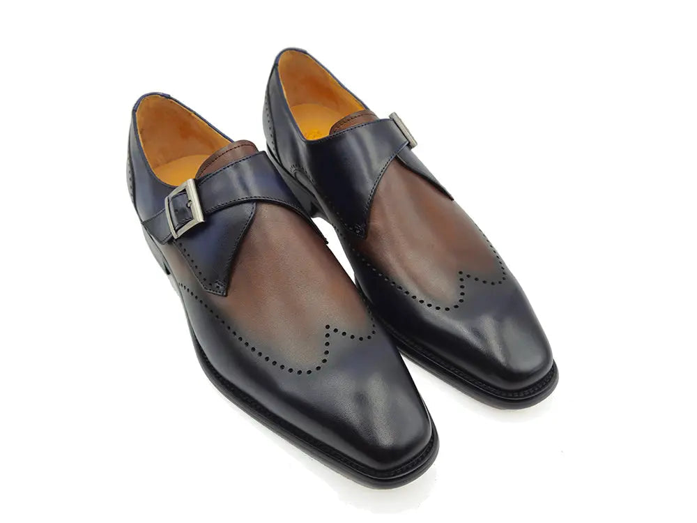 Carrucci Calfskin Single Monk Loafer - 9