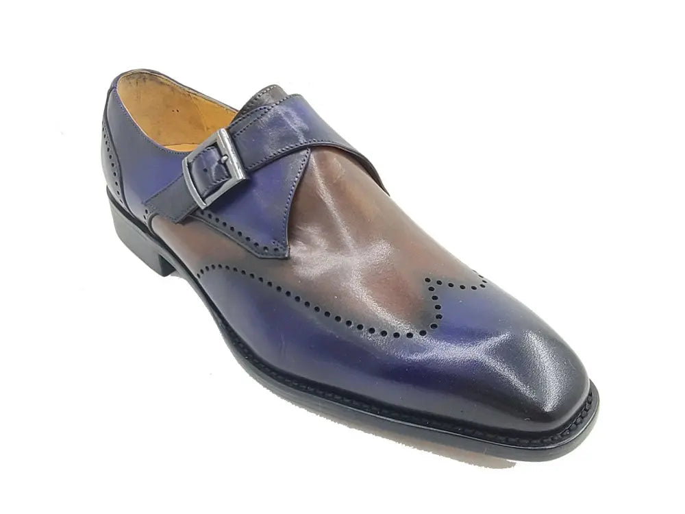 Carrucci Calfskin Single Monk Loafer - 9