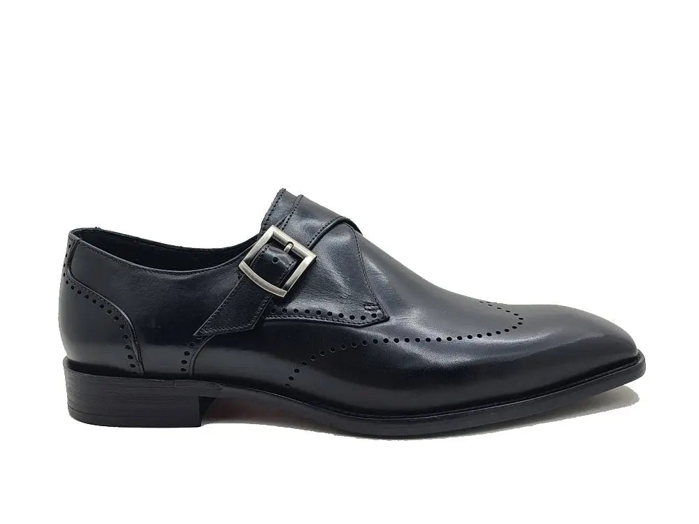 Carrucci Calfskin Single Monk Loafer - 9