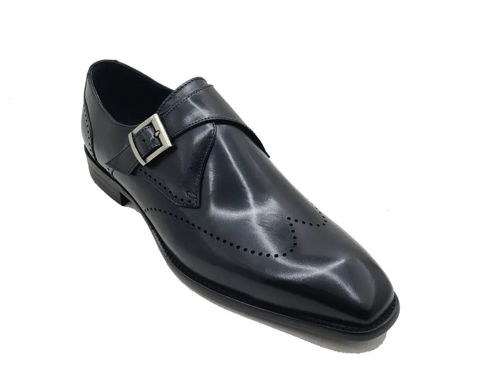 Carrucci Calfskin Single Monk Loafer - 9