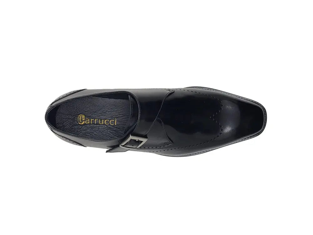 Carrucci Calfskin Single Monk Loafer - 9