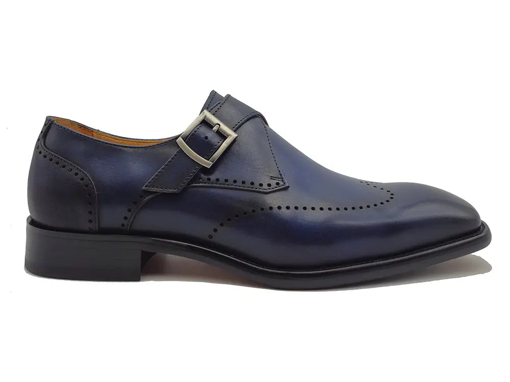 Carrucci Calfskin Single Monk Loafer - 9