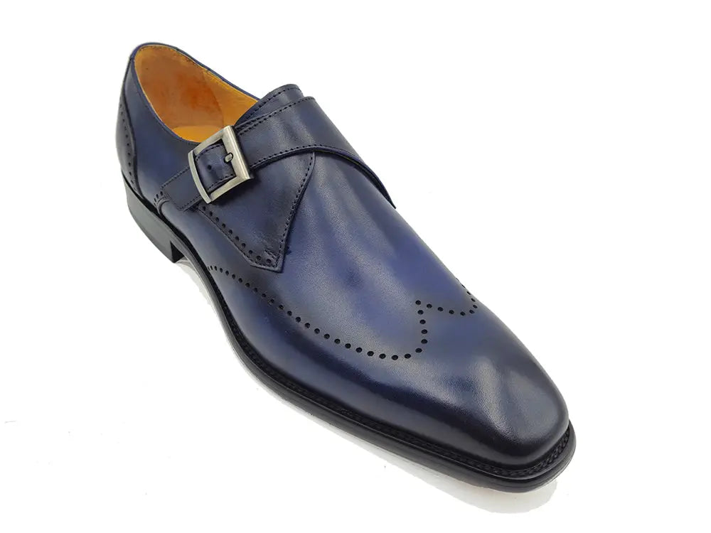 Carrucci Calfskin Single Monk Loafer - 9