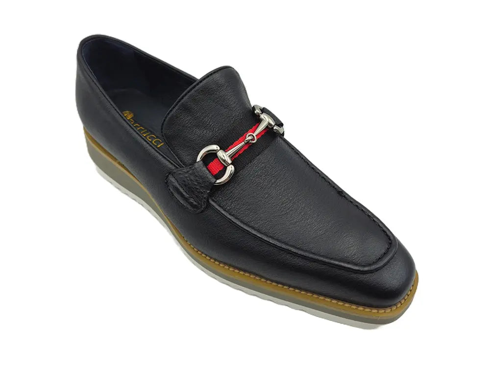 Carrucci Calfskin Slip-On Horsebit Loafer - 7.5