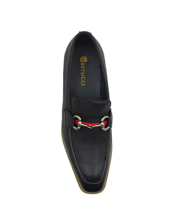 Carrucci Calfskin Slip-On Horsebit Loafer - 7.5