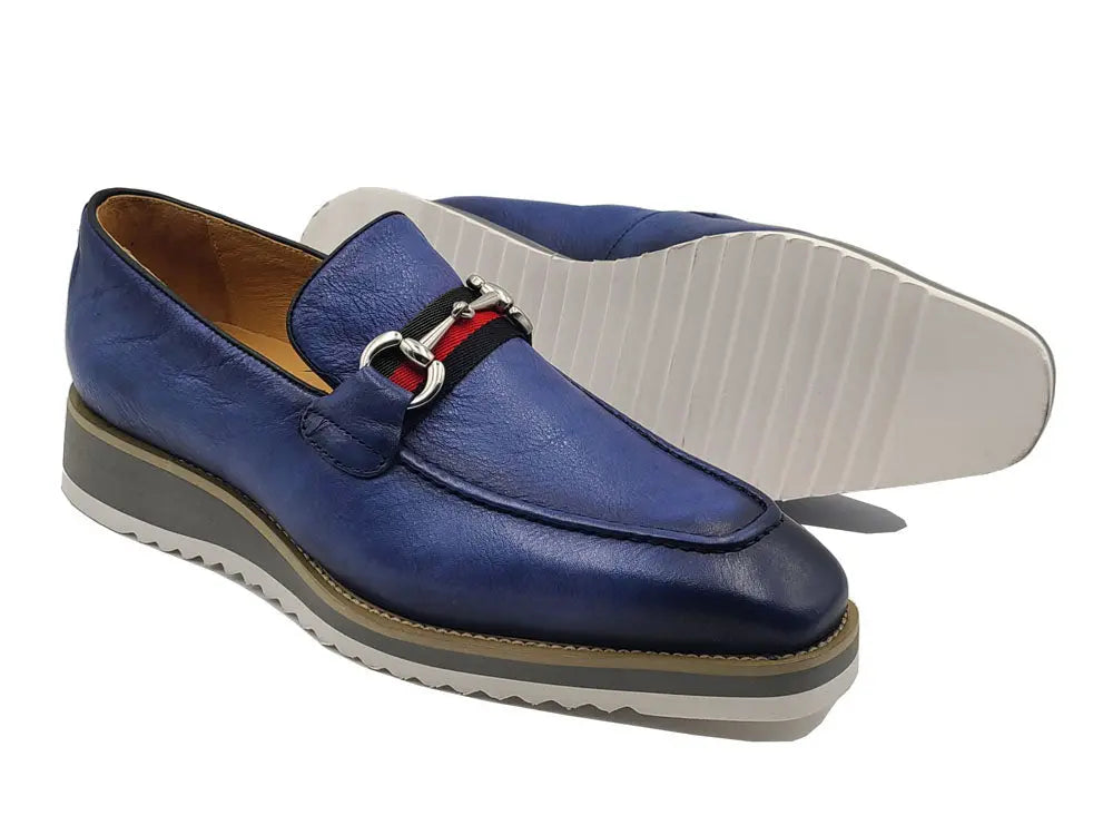 Carrucci Calfskin Slip-On Horsebit Loafer - 7.5