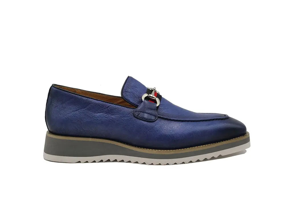 Carrucci Calfskin Slip-On Horsebit Loafer - 7.5