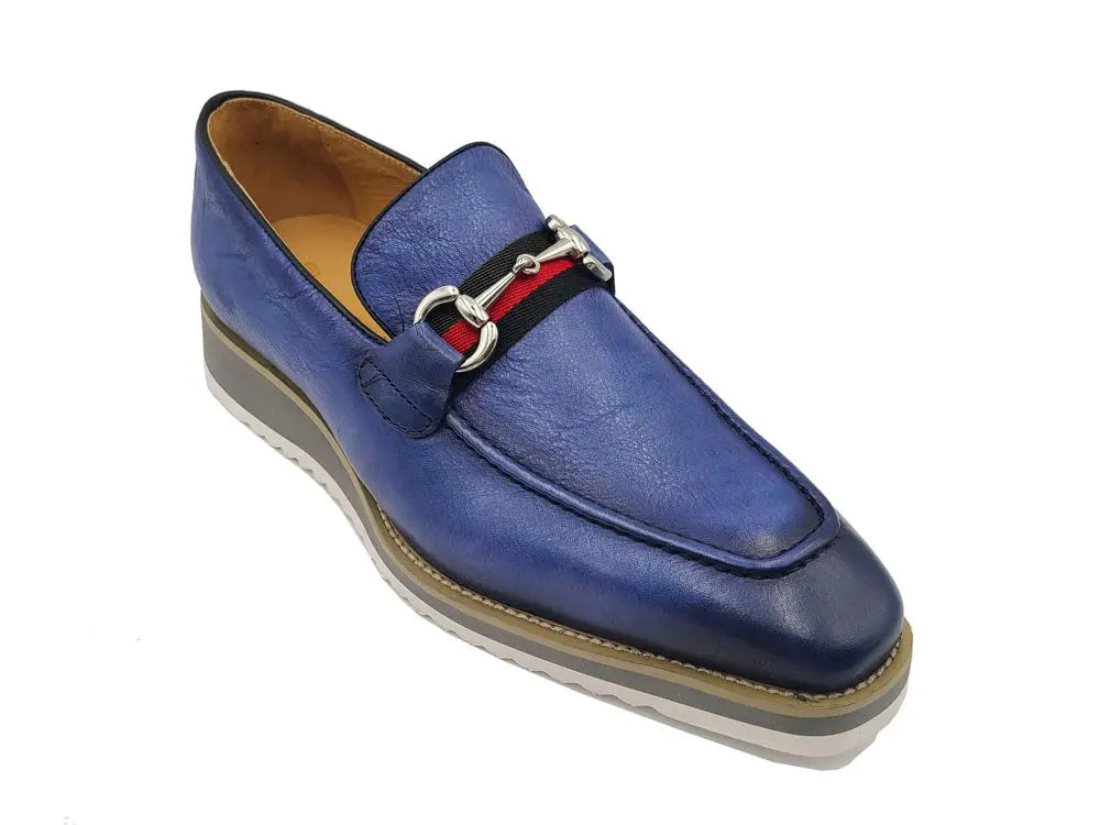 Carrucci Calfskin Slip-On Horsebit Loafer - 7.5