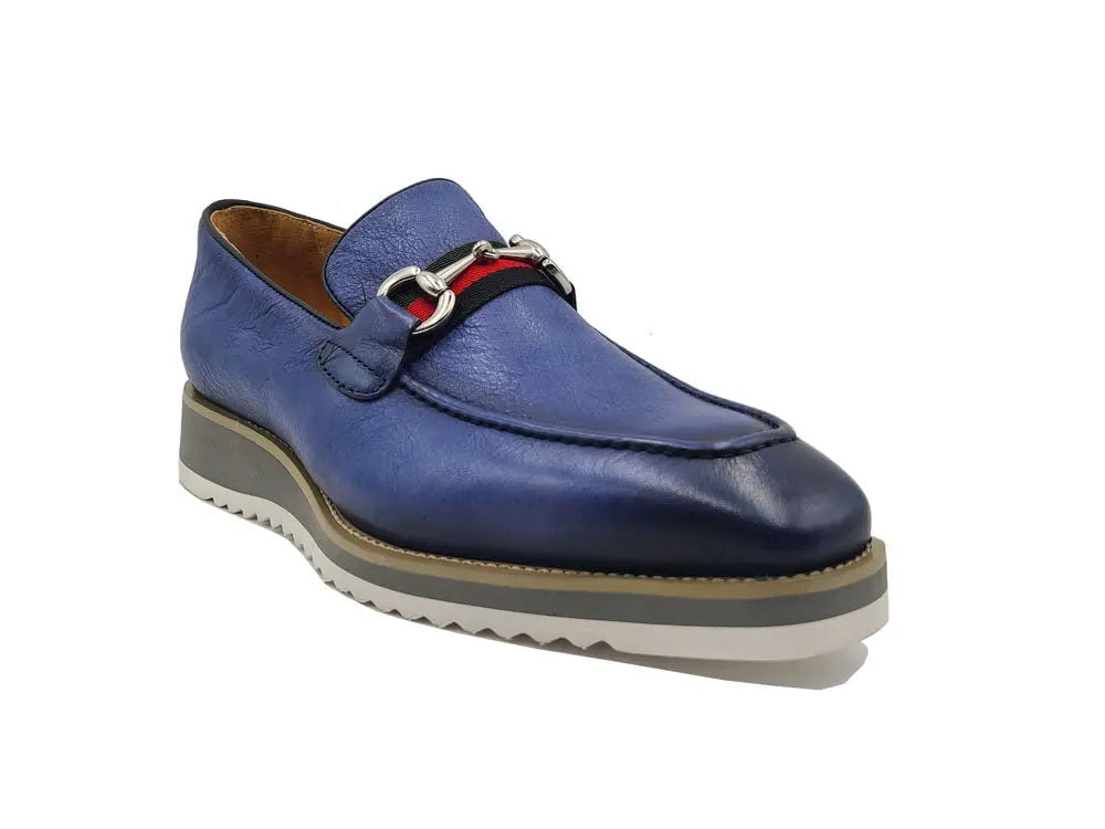 Carrucci Calfskin Slip-On Horsebit Loafer - 7.5