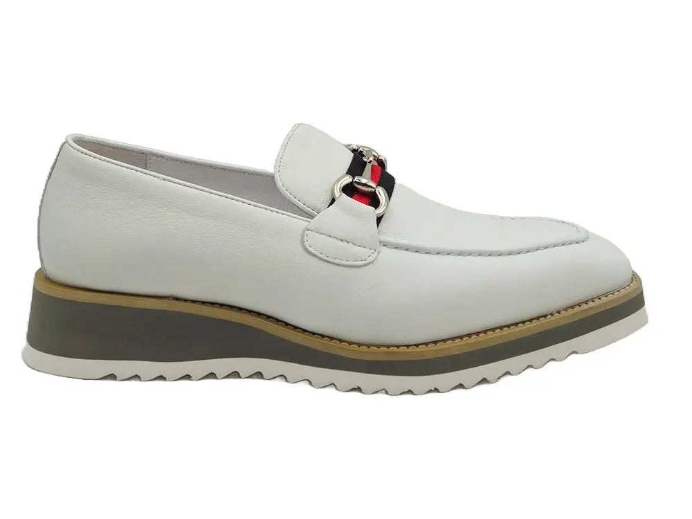 Carrucci Calfskin Slip-On Horsebit Loafer - 7.5