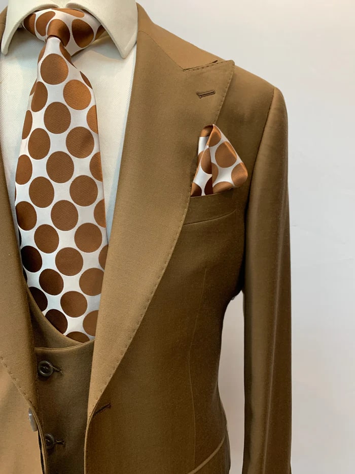 Rossi Man Suit -  Tan Gray Black Navy Camel French Blue Suit - 38 Short Jacket+32 Waist Adjustable 28to34)(Height: 5 4 to5 7 )(Neck  15-16.5)S-M)
