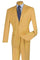 Cheap Priced Suit - Mens Two Button Modern Fit Wool Feel - Designer Brand Camel Suit